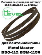 Пильное полотно по металлу М42 1640х13х0,65 мм 6/10 tpi для METAL MASTER BSG-110/BSM-115R