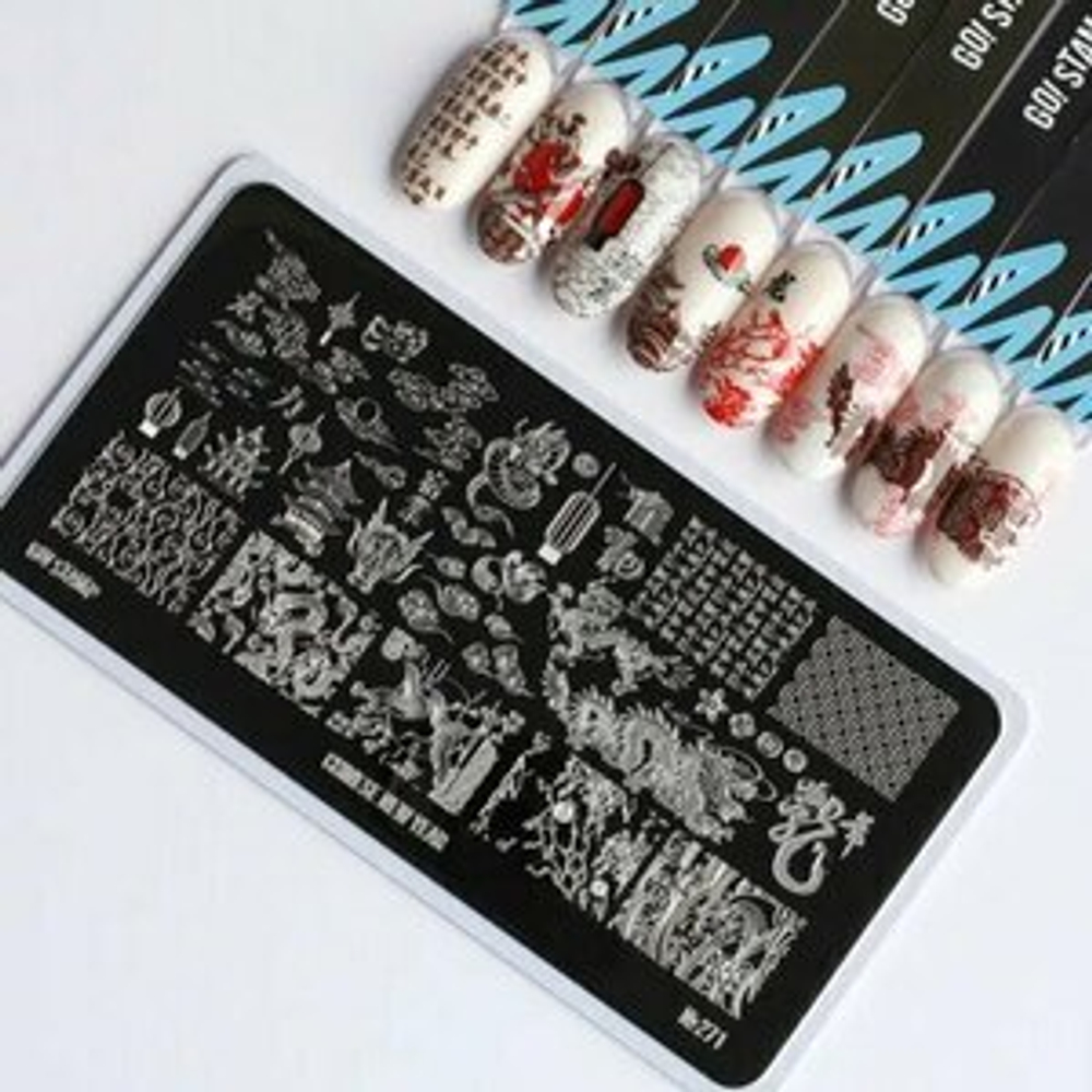 Пластина для стемпинга Go! Stamp 271 Chinese New Year