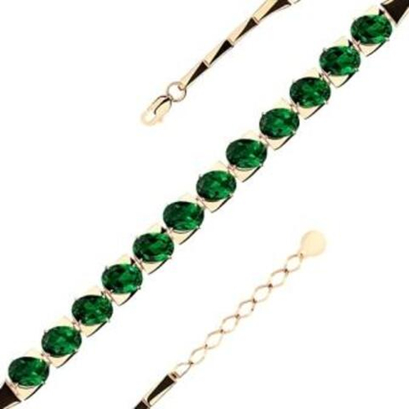 Браслет из золота с ситаллом