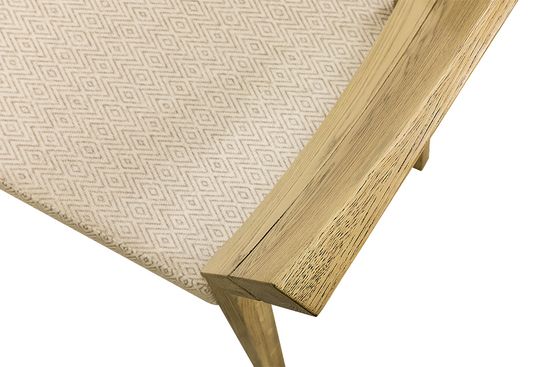 Стул Кёльн (дуб/тон Светлый дуб с черной патиной 004/ткань 2-075)