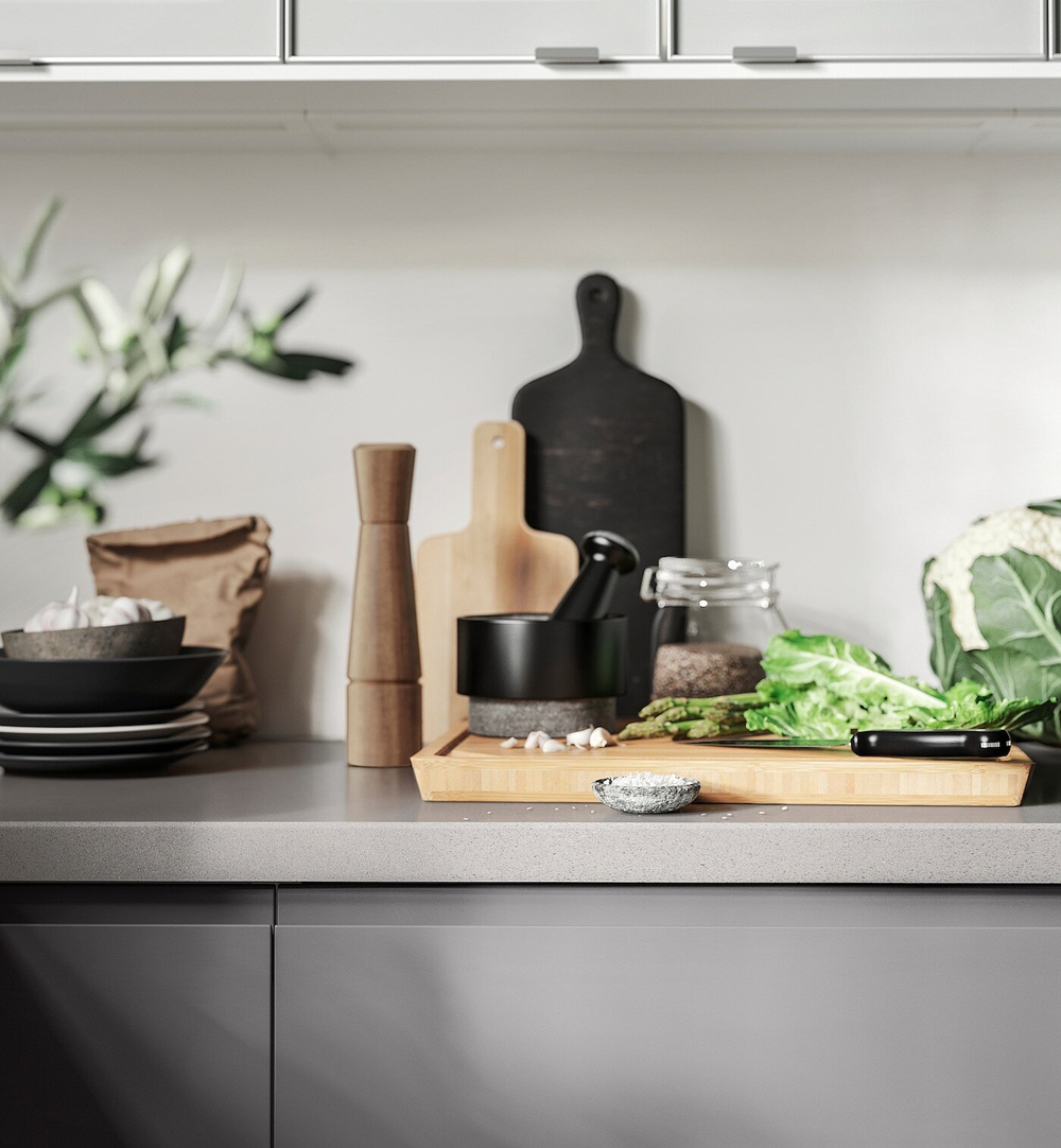 IKEA ÄDELSTEN  (ИКЕА ÄДЕЛСТЕН)  -  Раствор, черный мрамор