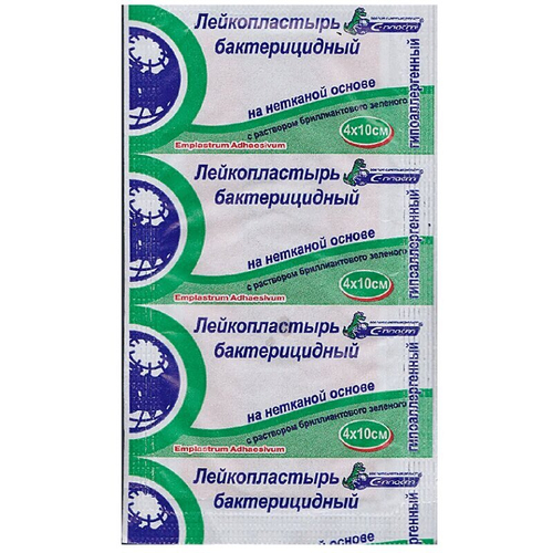 С-пласт Лейкопластырь бактерицидный 4×10 см №1
