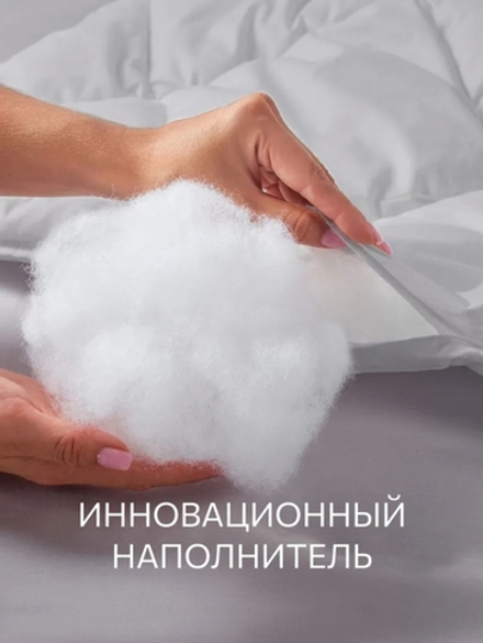 Guten Morgen Одеяло Евро всесезонное 200*220см силиконизир. волокно серое