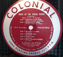 Dave Tarras Orchestra And Allen Street Gypsies  Music Of The Jewish People