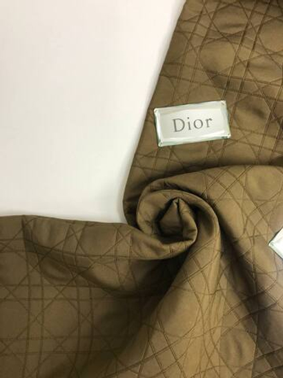 Костюмная жаккард, коричневый св, стежка LIBERTY