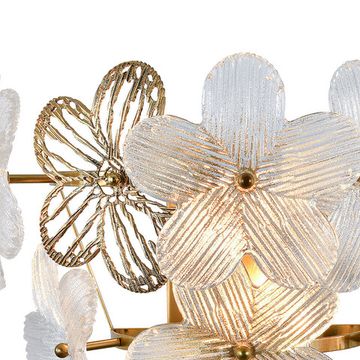 Бра 2*E14 V000554 12049/2W Brass бронза Fiori Indigo