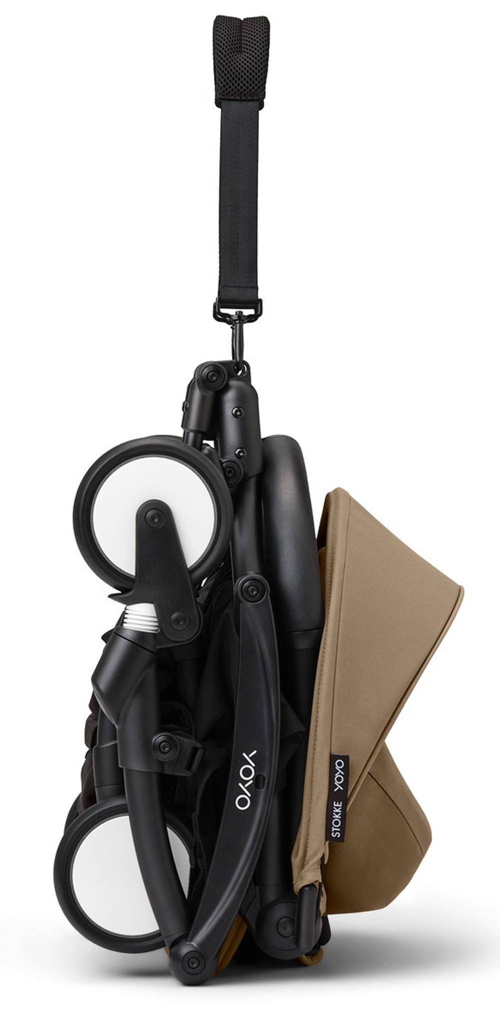 Коляска Stokke YOYO3 Newborn Shell рама чёрная Black 2 в 1 Toffee