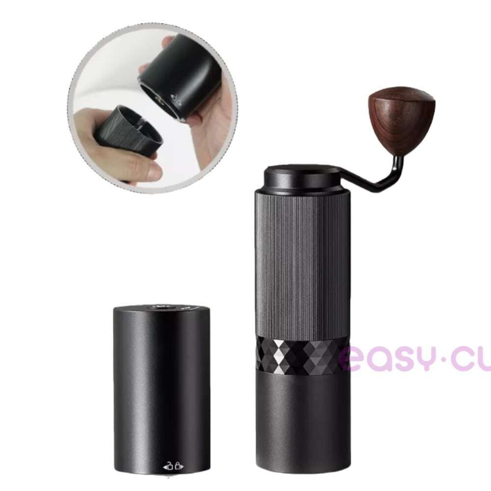 Ручная кофемолка с ручкой вращения и электродвигателем Easy-Cup Ручная кофемолка с ручкой вращения и электродвигателем Easy-Cup