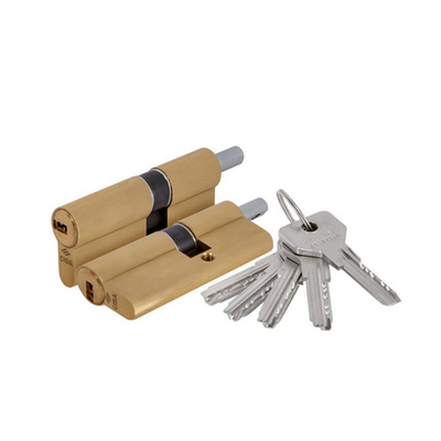 Цилиндр CISA под вертушку ASIX ОE302-18.00 (80 мм/35+10+35в) золото