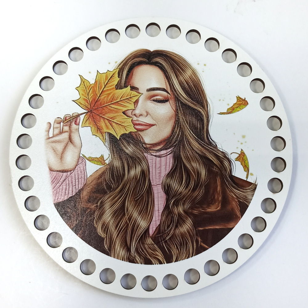 Донышко Принт Девушки-Осень 15см Дизайн в ассортименте