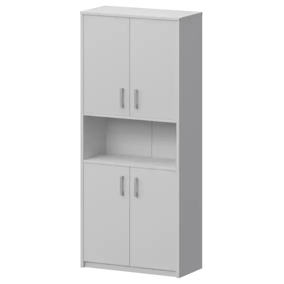 Шкаф с нишей А-312 Белый 770x370x2000 Арго