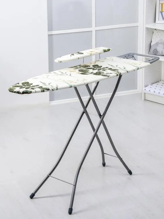 Доска гладильная Nika «Белль Классик 2», 112×34,5 см, два положения высоты 70, 80 см, европодставка, МИКС