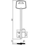 Заготовка сувальдного ключа 10630 ELP3D