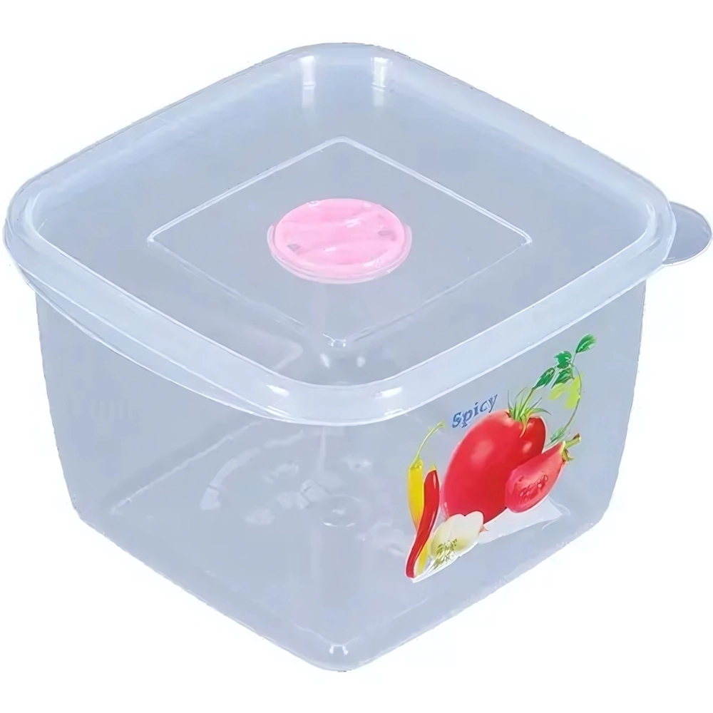 Бутербродница СВЧ Квадр. 1,5л (Прозрачный)