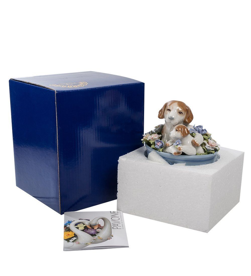 Pavone CMS-15/42 Муз. фигурка Пара собак «Любовь»