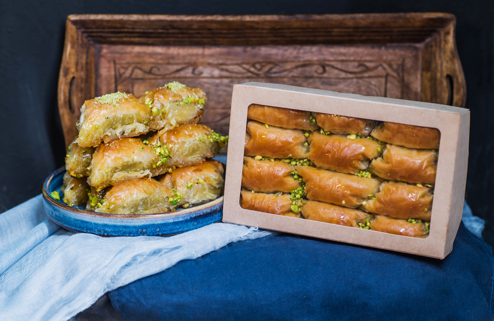 Пахлава Шубиет с фисташкой, Efeler baklava, 500 гр