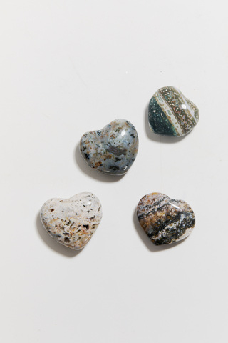 Сердечко из океанической яшмы