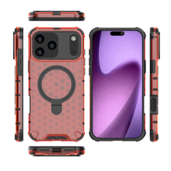 Прозрачный чехол Honeycomb Stand Case для iPhone 17 Pro Max