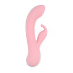 Вибратор с клиторальным стимулятором Intimate G Rabbit, розовый (Цвет: розовый)