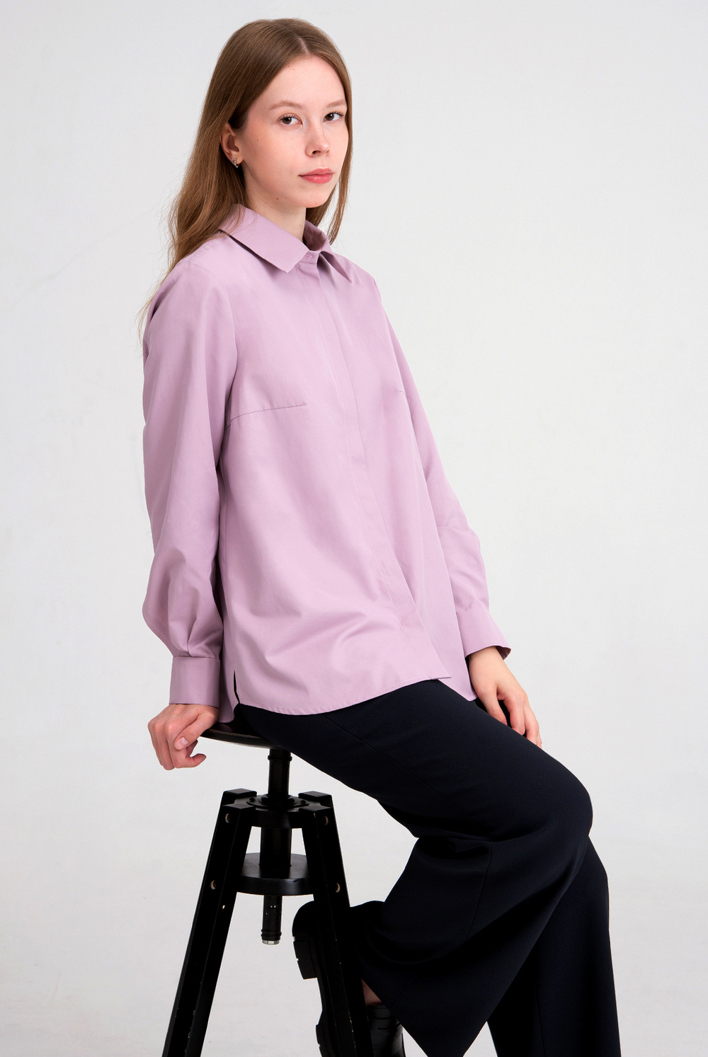 Блузка женская 3724зпв, пыльная роза #515ПыР093724зпв