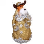 Фигурка «Лось с подарочком» 13 см