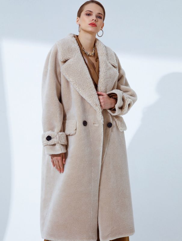 Шуба из натуральной шерсти