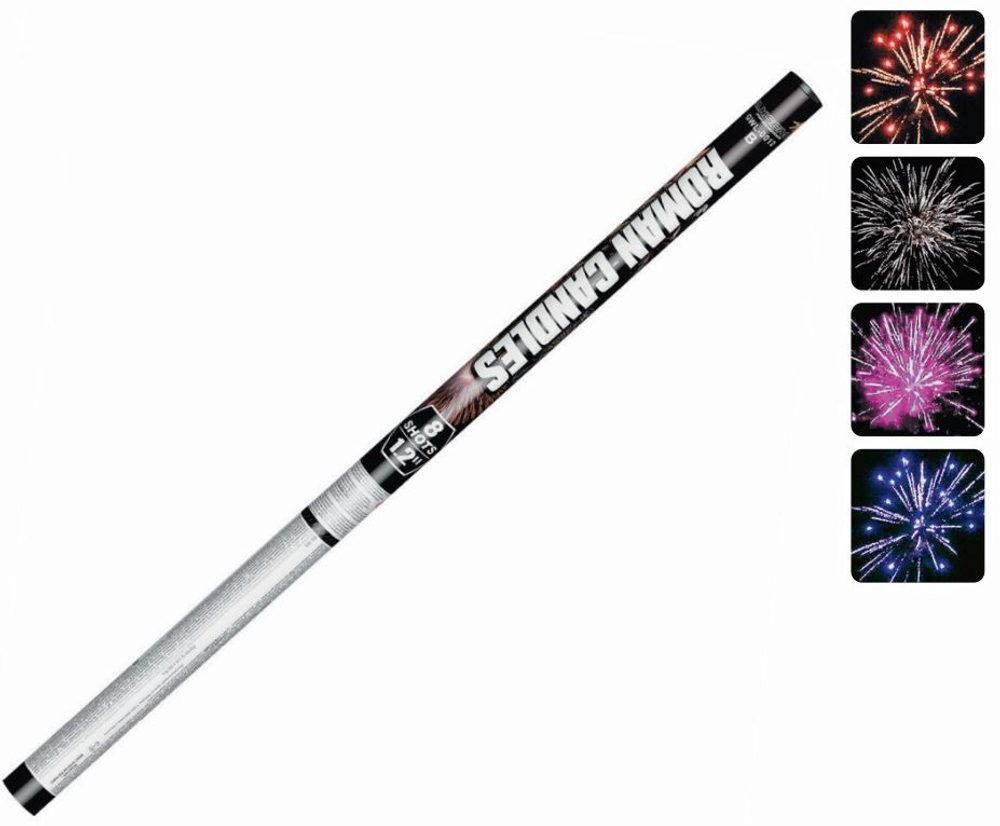 Римская свеча "Roman Candles" GWL-0012B  8 залпов * 1.2"