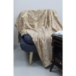 Плед 150*200см «LuxGeometry», цвет бежевый, микрофлис