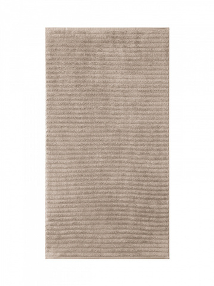 Полотенце махровое DeNASTIA Узкая Волна 500gsm 70x130 100% хлопок, бежевый