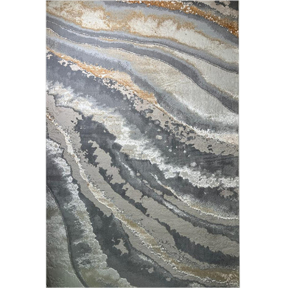 Ковер ALMIRA 1.2*1.7 дизайн E7264 L.GREY/O.GOLD