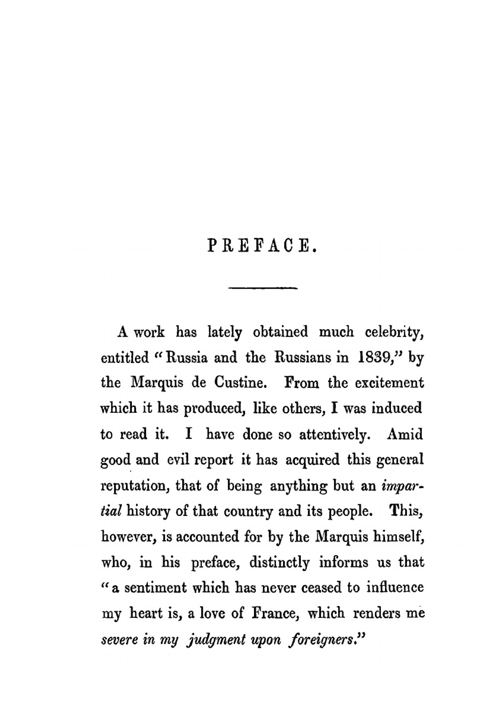 A Russian'S Reply to the Marquis De Custine'S Russia in 1839 | Ksaveri Ksaverievich Labenski; Henry J. Bradfield