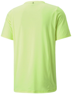 Мужская теннисная футболка Puma Cloudspun Tee - lime squeeze heather