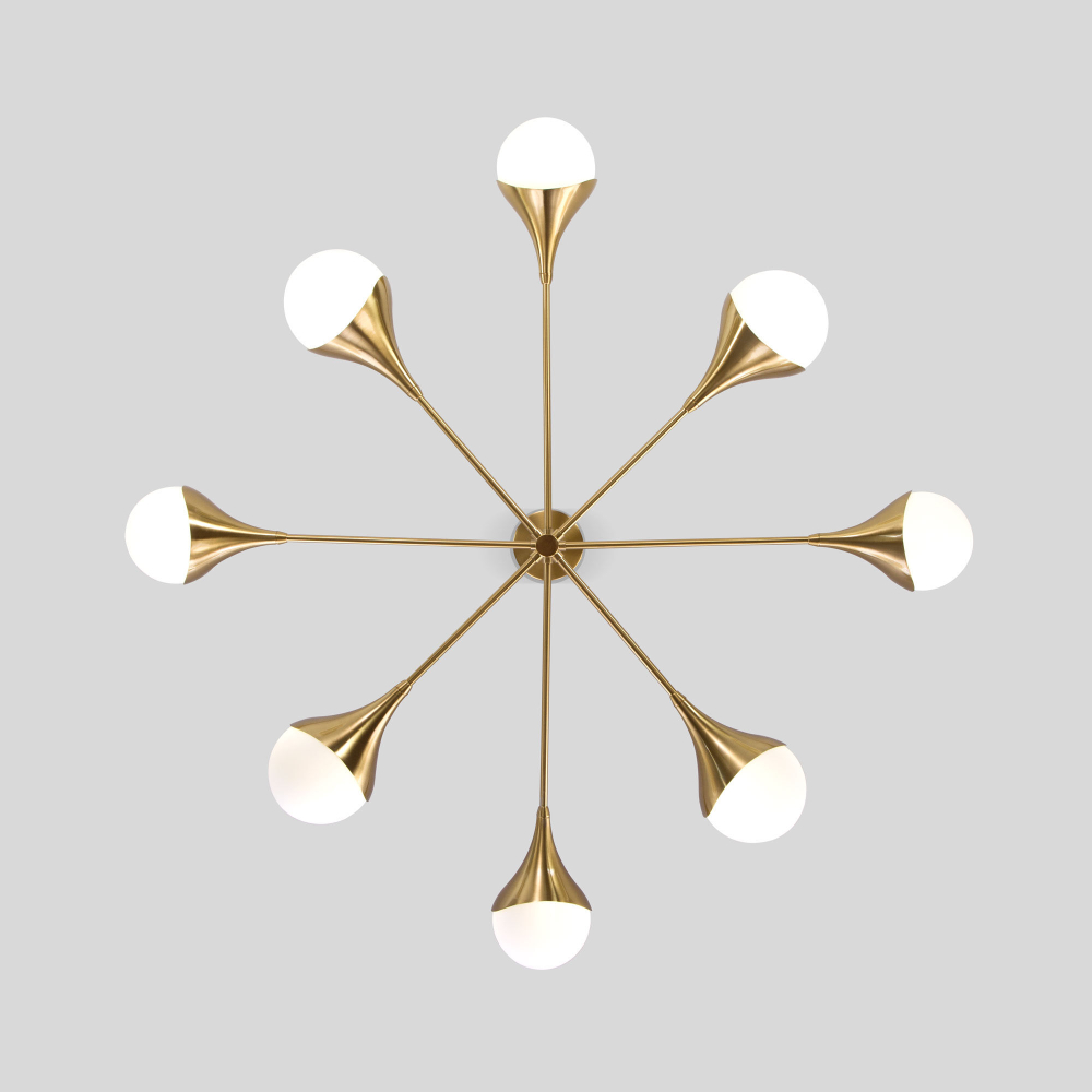 Потолочная люстра Eurosvet Calyx 60168/8 латунь