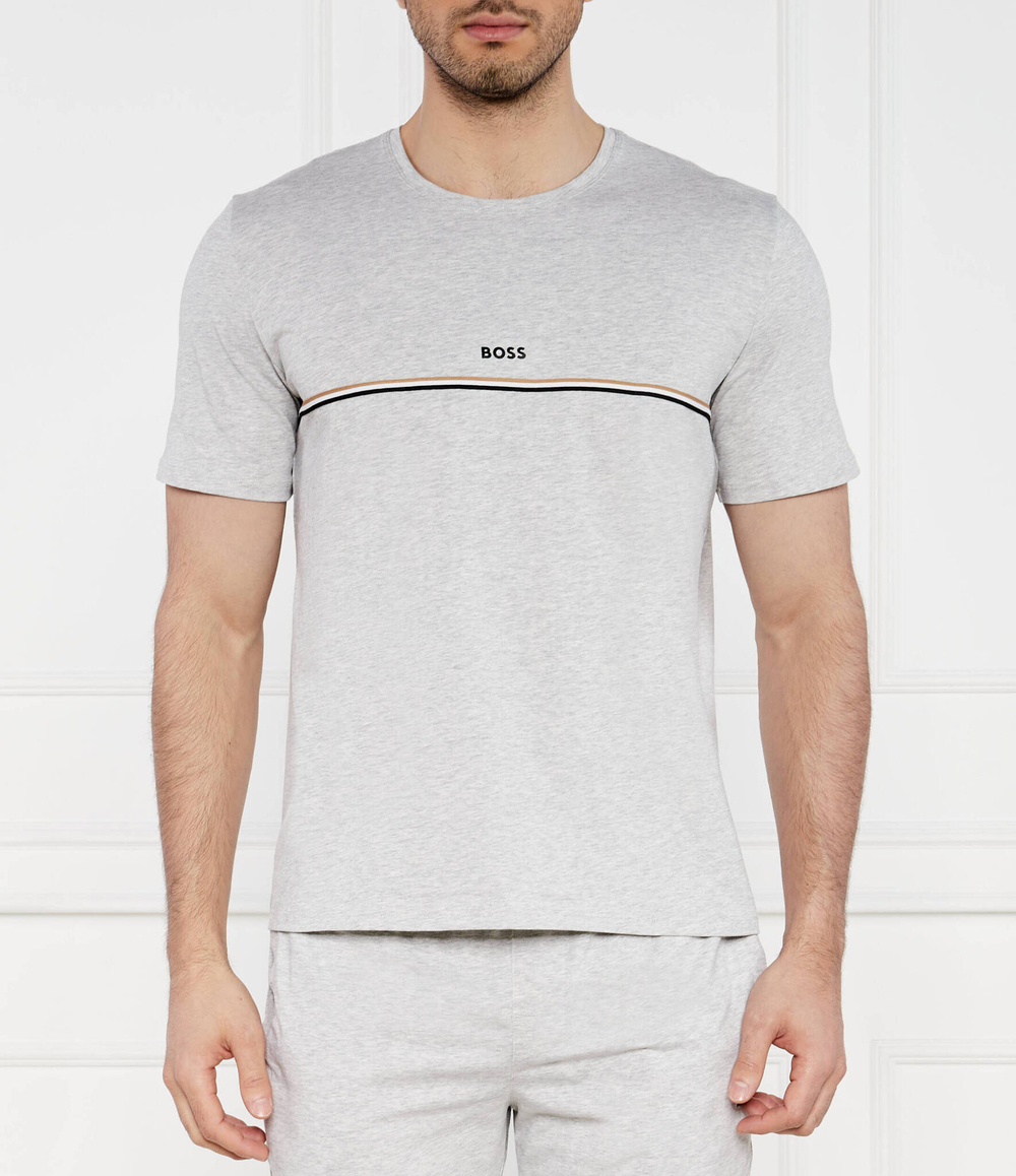 футболка unique BOSS BLACK - серый(50515395)