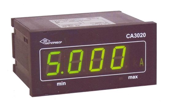 3020, исп. СА3020-1, СА3020-2, СА3020-5, СВ3020-100, СВ3020-250, Амперметры и вольтметры цифровые щитовые, № в ГРСИ РФ - 32358-11