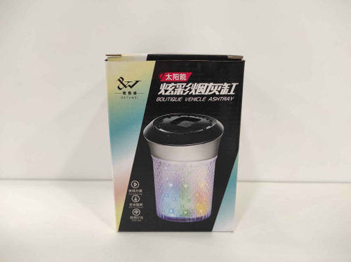 HT-849 / Пепельница-стакан хрусталь, белый (с подсветкой) HT-849 (1 шт.) =