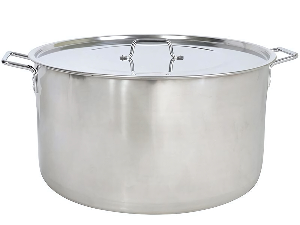 Котел 50л Общепит, d50см, h28,5см, сварной, клепаные ручки