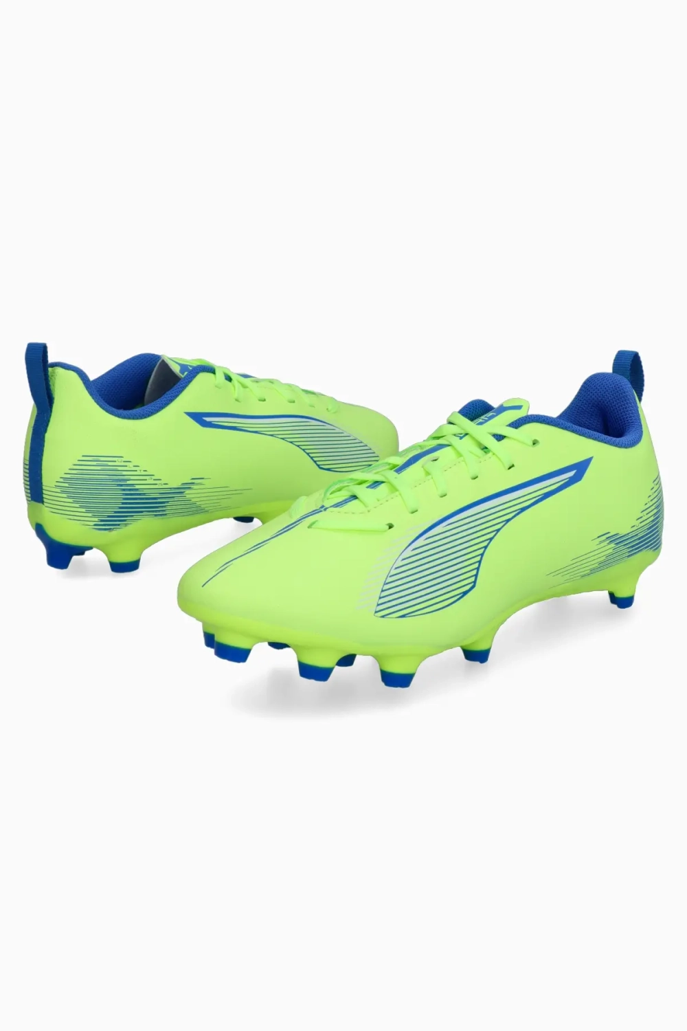 Бутсы Puma Ultra 5 Play FG/AG Junior - зеленый