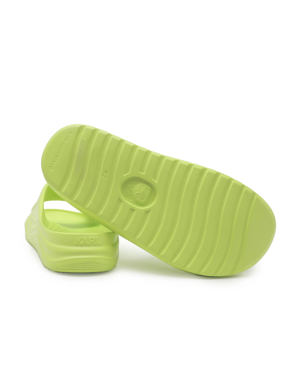 Шлепанцы SKOONA Maison Karl Karl Lagerfeld - лимонный(KL75008)