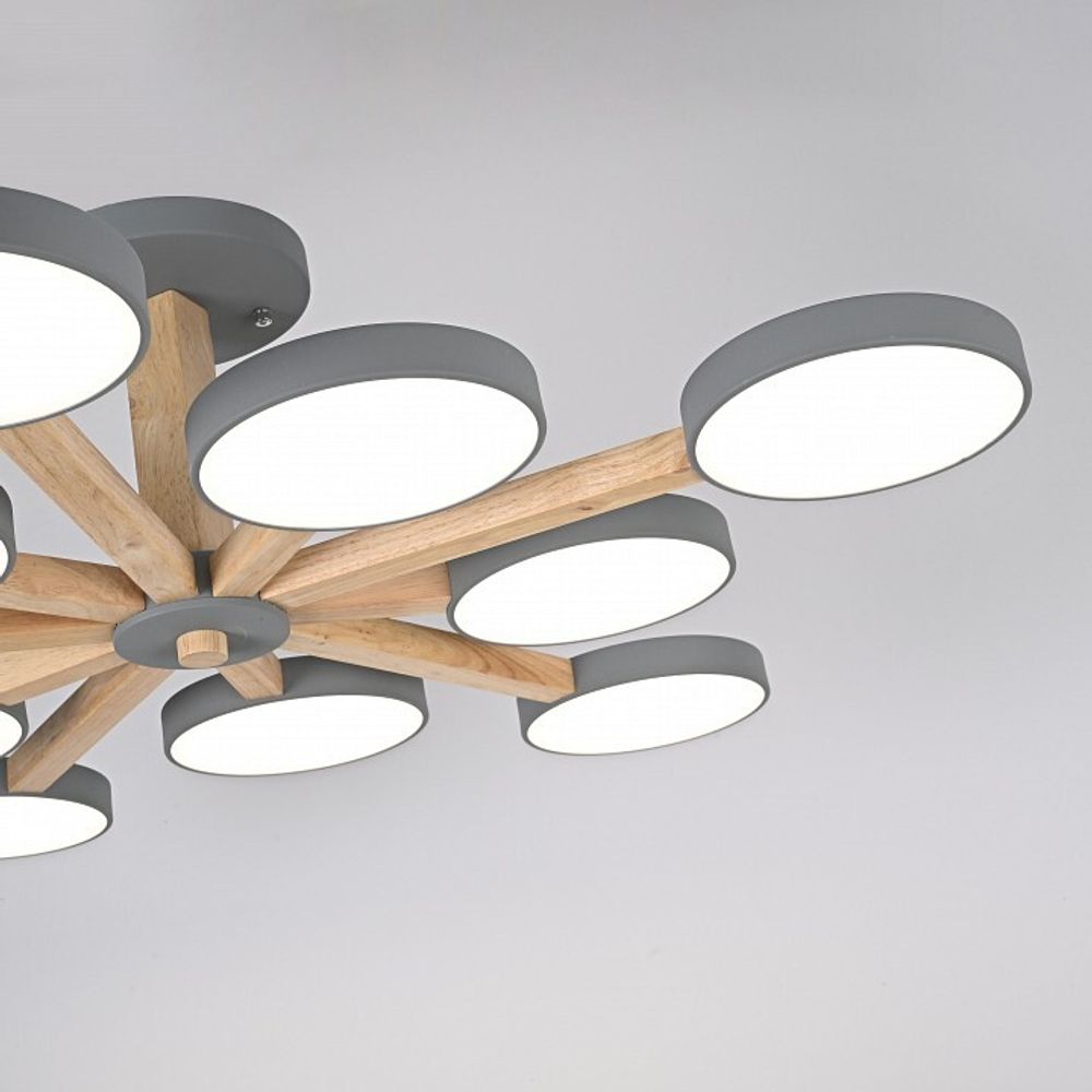 Люстра на штанге Imperiumloft TURNA Gray TURNA-B01