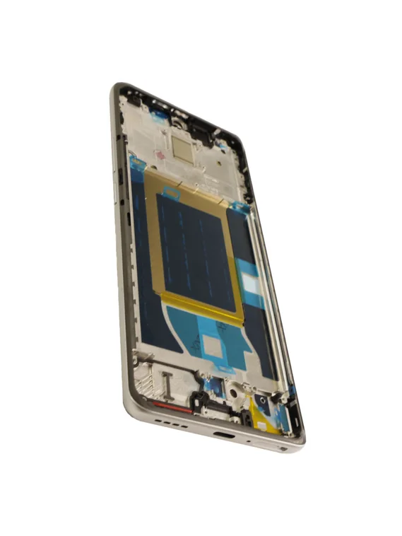 Рамка (средняя часть корпуса) для Realme 14 Pro белая (White)