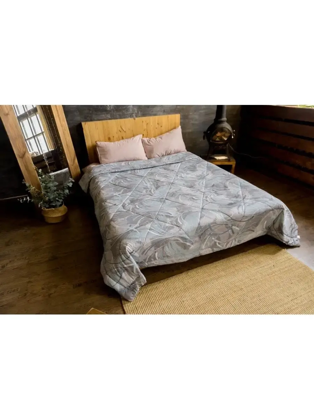 Одеяло евро всесезонное летнее облегченное лен хлопок