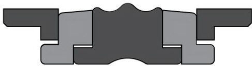 A105 025-017 Компактное уплотнение 25-17-10/4