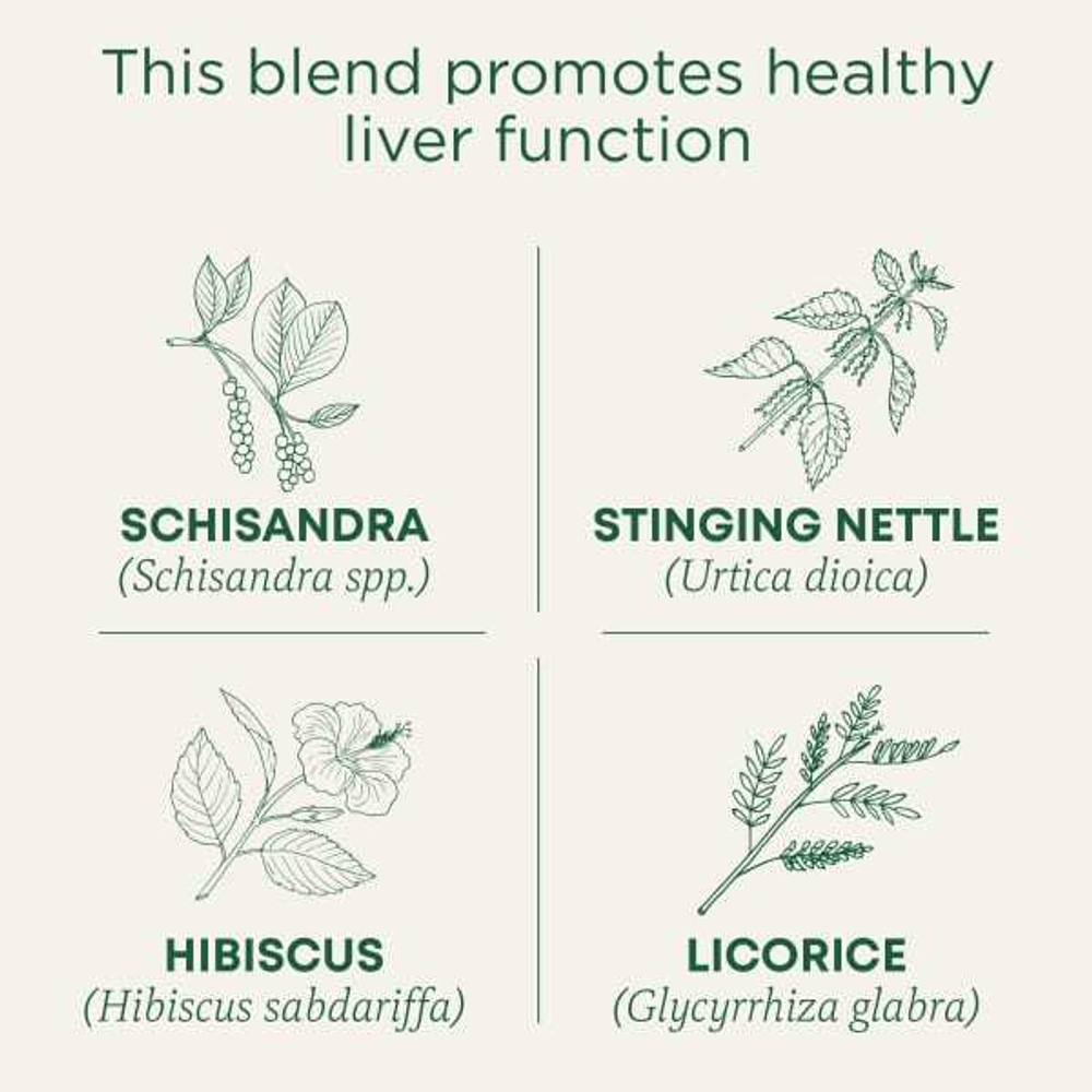 Traditional Medicinals, Organic EveryDay Detox®, Hibsicus & Schisandra Berry, без кофеина, 16 чайных пакетиков в упаковке, 24 г (0,85 унции)