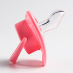 4591110 Соска-пустышка ортодонтическая,силикон,6+, с колпачком в контейнере, цвет МИКС