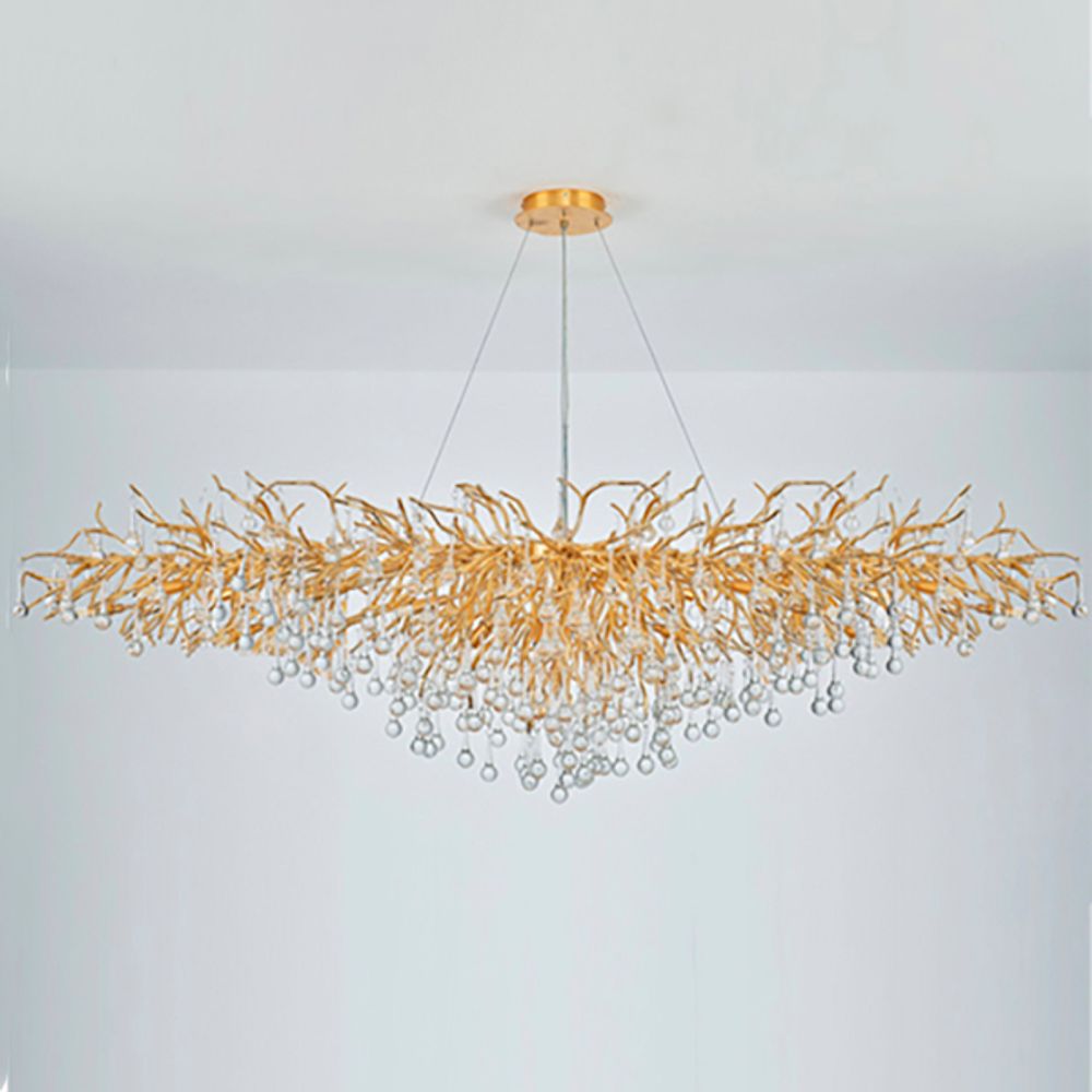 Подвесная Люстра Droplet Chandelier Oval L120 By Imperiumloft