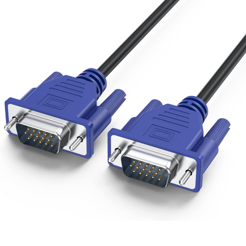 Кабель BaseTech VGA(M)―VGA(M) экран, 1.8м, чёрный (BT-VGA-VGA-1.8M-BK)