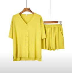 ДО БАМБУК Двойка Лапша Кофта С Кор Рукав Шорты