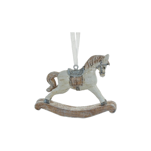 Елочная игрушка «Лошадка-качалка»