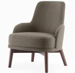 Кресло Bellavista, орех, серый